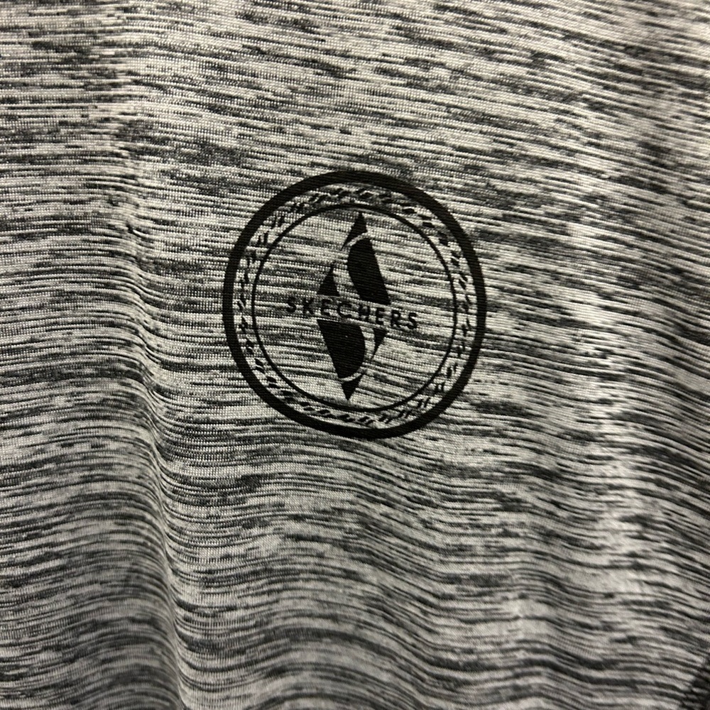 Sketchers black and grey long sleeve tie shirt